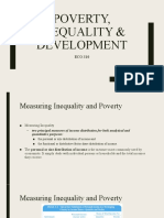 Inequality, Poverty and Development