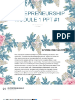 Entrepreneurship Module 1 PPT #1: Jake Luther F. Francisco 11 - Ict Dell