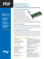 Pro 100 S Desktop Adapter Datasheet