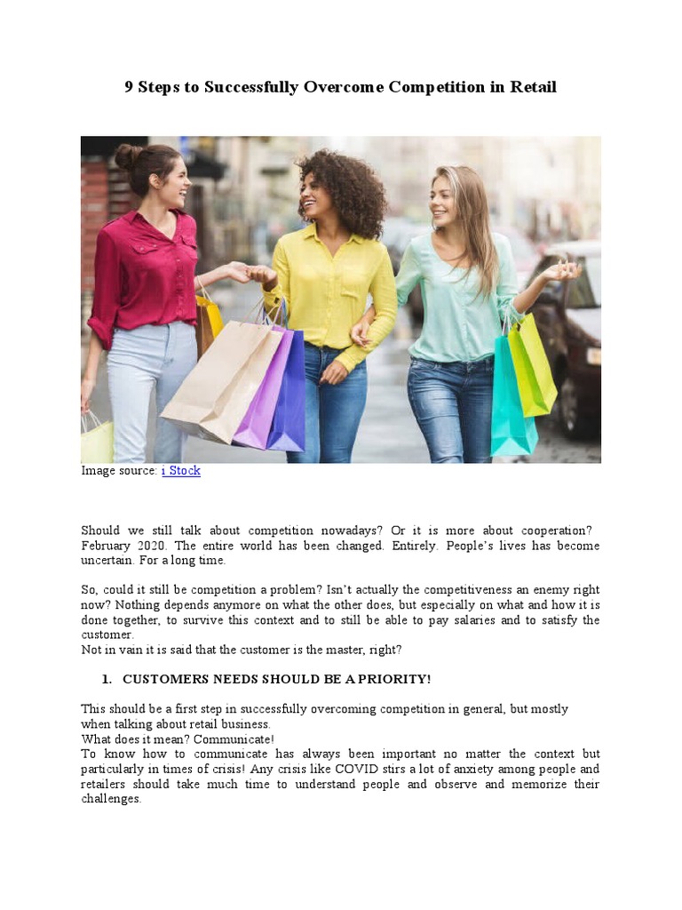 Overcoming Retail Competition Strategies | PDF | Retail | Pricing