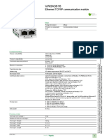 Product Data Sheet: Ethernet TCP/IP Communication Module