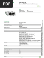 Product Data Sheet: Ethernet TCP/IP Communication Module