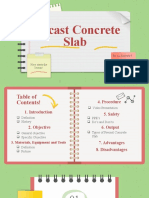 Precast Concrete Slab: Here Starts The Lesson!