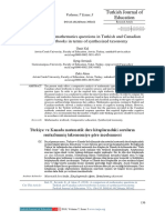 A Comparison of Mathematics Questions in Turkish and Canadian School Textbooks in Terms of Synthesized Taxonomy