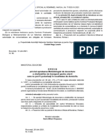 Ordinul Min. Educatiei Nr. 4426 - 2021 - Metodologia de Decontare Pet Transportul Elevilor