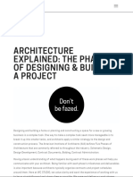 Architecture Explained - The Phases of Designing & Building A Project - WC STUDIO Architects