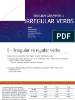 Essential English Grammar Irregular Verbs