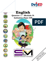 English: Quarter 1 - Module 9: Industry Pays Off