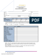 Fuel Truck Monthly Inspection Checklist