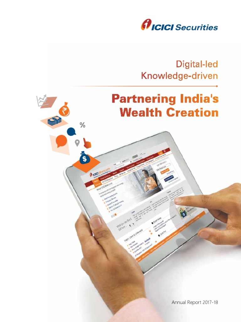 Icici Securities Limited Annual Report 2017 18 Pdf Securities