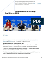 17 Quotes On The Future of Technology From Davos 2015 - World Economic Forum