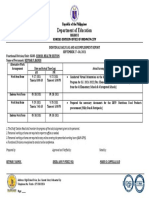 Sdouc Individual Daily Log and Accomplishment Report