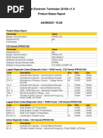 Cat Electronic Technician 2019A v1.0 Product Status Report