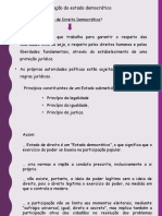 Organização Do Estado Democrático