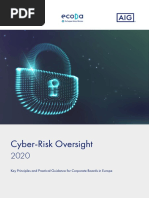 Cyber Risk Oversight 2020