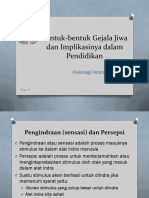 Bentuk Gejala Jiwa Dalam Pendidikan