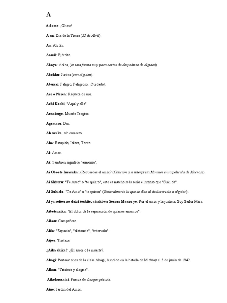 Diccionario Anime Geisha Anime