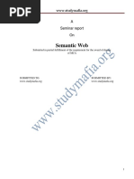 MCA Semantic Web Report