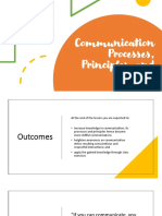 Lesson - 1 - Communication Process, Principles, Ethics