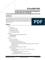 ATtiny806 1606 Data Sheet 40002029A