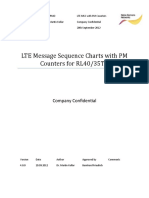 4G NSN Message Sequence Charts with PM Counters for RL4035TD