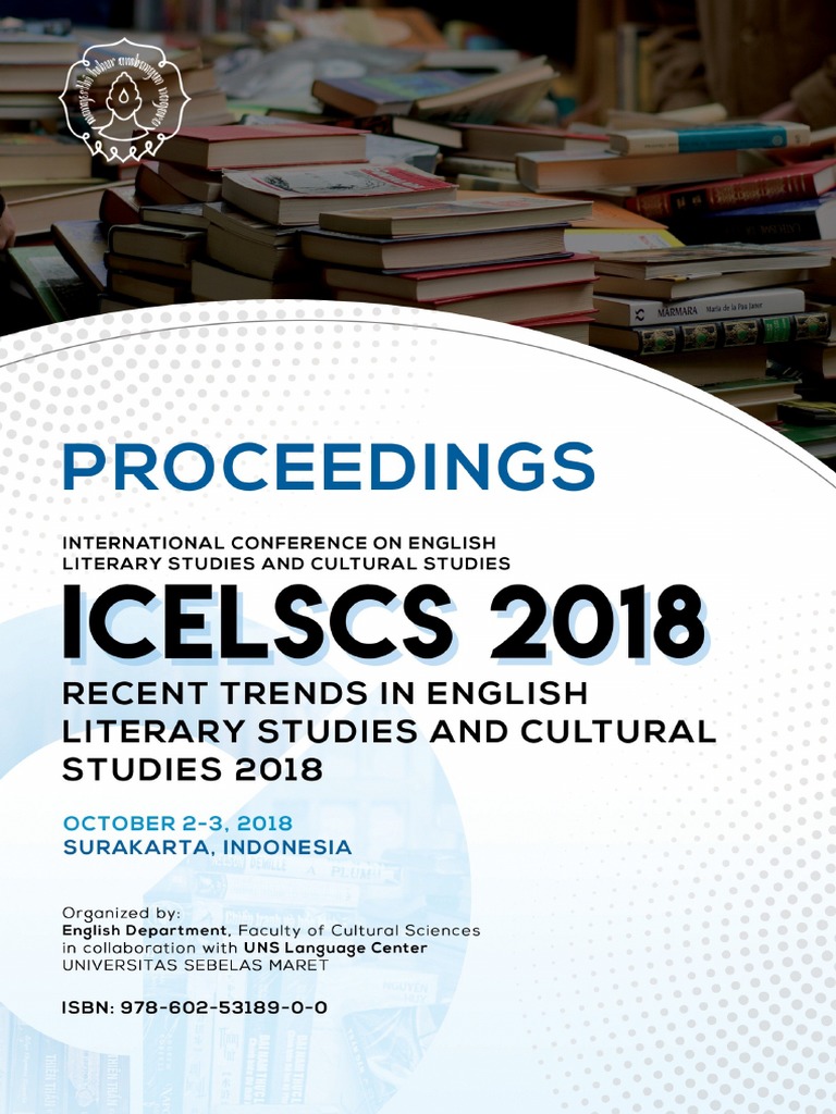 Proceedings ICELSCS 2018ed2 PDF English Studies Cultural Studies