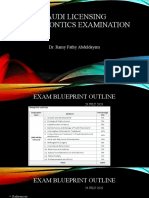 SAUDI Licensing Orthodontics Examination