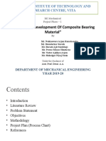 Design and Development of Composite Bearing Material
