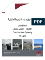 RBBL M DB K T Di Rubble Mound Breakwater Design