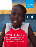 Education Contigency Planning Risk Reduction Preparedness Response Framework