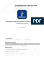 Planificación Del Proyecto Formativo - Reservorios II