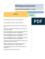 Quizizz: Brightchamps Assessment Report