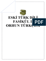 Orhun Türkçesi-1