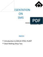 Presentation ON SMS: Prepared By:Shashank Poddar Metallurgy (5 Sem)