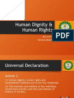 Human Dignity Human Rights
