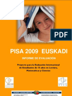 Pisa2009 Euskadi 1informe