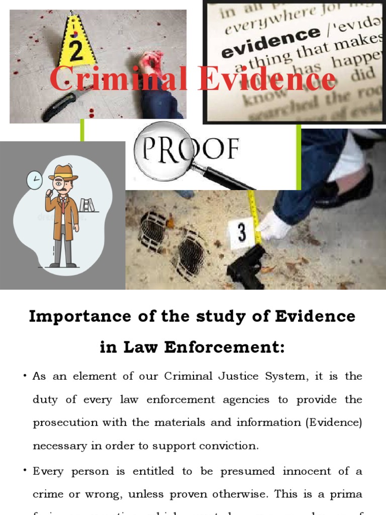 Understanding Criminal Evidence | PDF | Evidence (Law) | Evidence