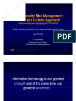 Cyber Risk Management 800-39 - DR Ron Ross WebEX 04-12-2011