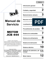 Manual de Serviço - Motor JCB 444ta1 - 9806 - 3003