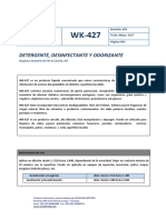WK-427 Detergente Desinf.y odorizante FT, F.SEGUR