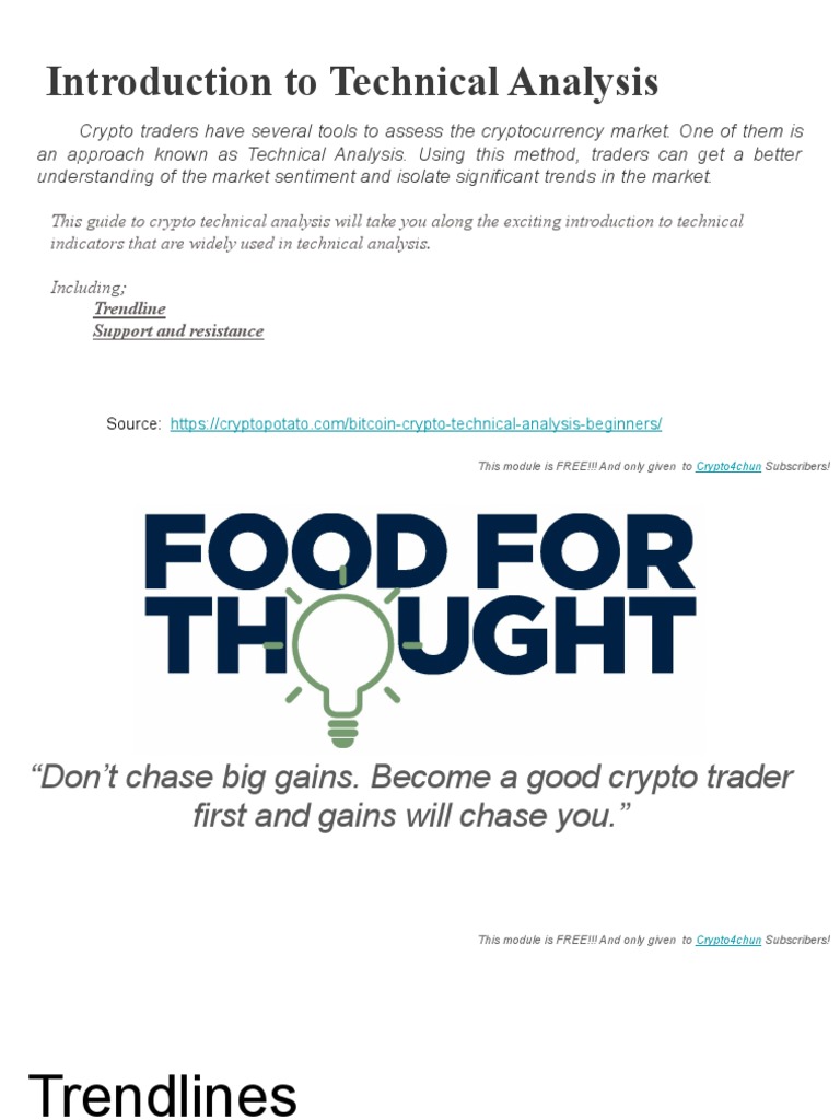 Day 1 Crypto Technical Analysis Module | PDF | Technical Analysis |  Economies