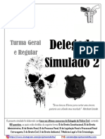 Simulado 2 - Delegado - Turma GERAL e REGULAR - Comentado