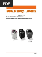 Manual De Serviço Lavadoras Brastemp Mod BWU11AB, BWU11AE, BWP11A9ANA