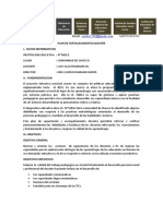 plan de fortalecimiento cdocente