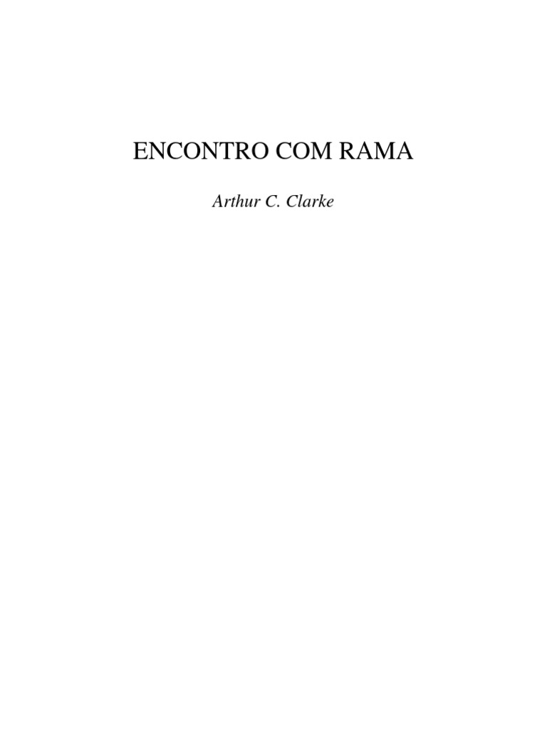 Arthur C. Clarke - Encontro Com Rama | PDF | Sistema Solar | Planetas, image size:768x1024