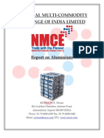 National Multi Commodity Exchange of India Limited: Report On Aluminium