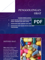 Bab 3 Penggolongan Obat - Sesi 1