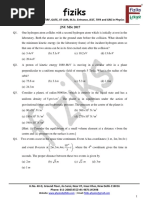 Fiziks: Institute For NET/JRF, GATE, IIT JAM, M.Sc. Entrance, JEST, TIFR and GRE in Physics