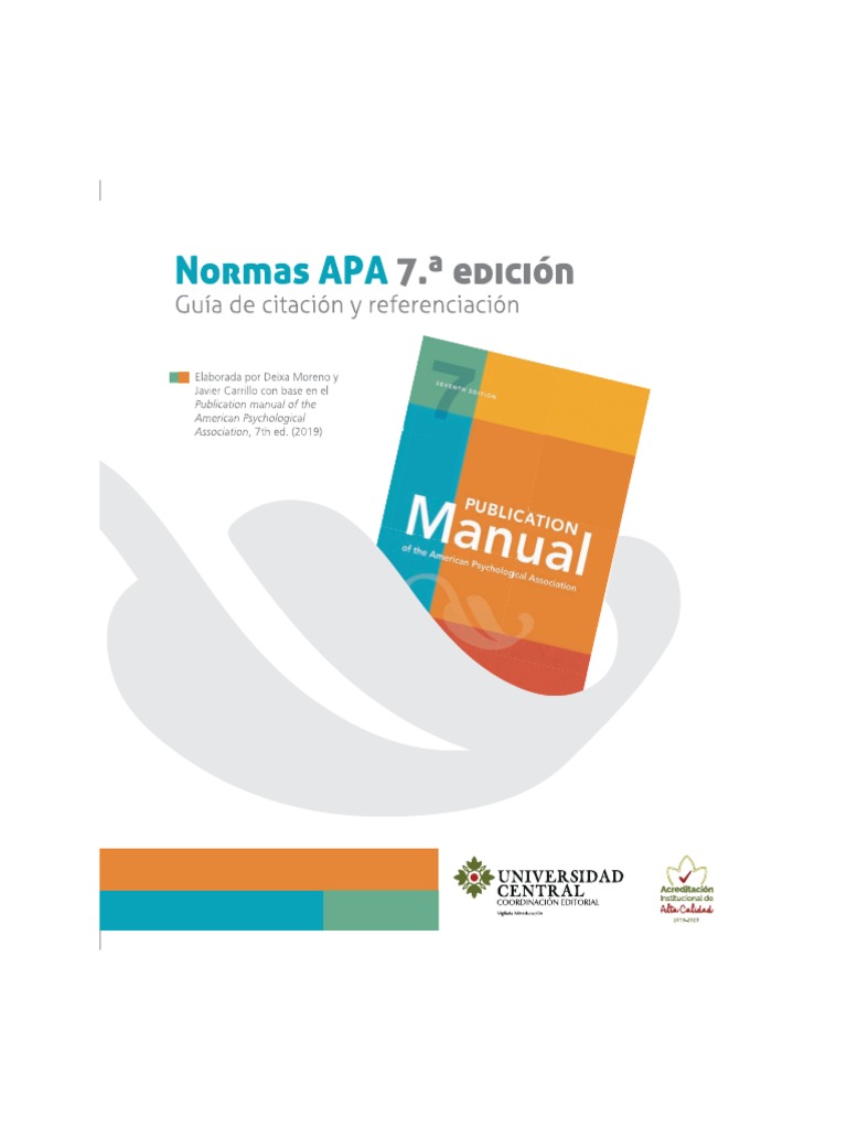 Normas APA 7.0 | PDF