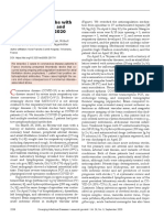 Acute Cerebral Stroke With Multiple Infarctions and COVID-19, France, 2020